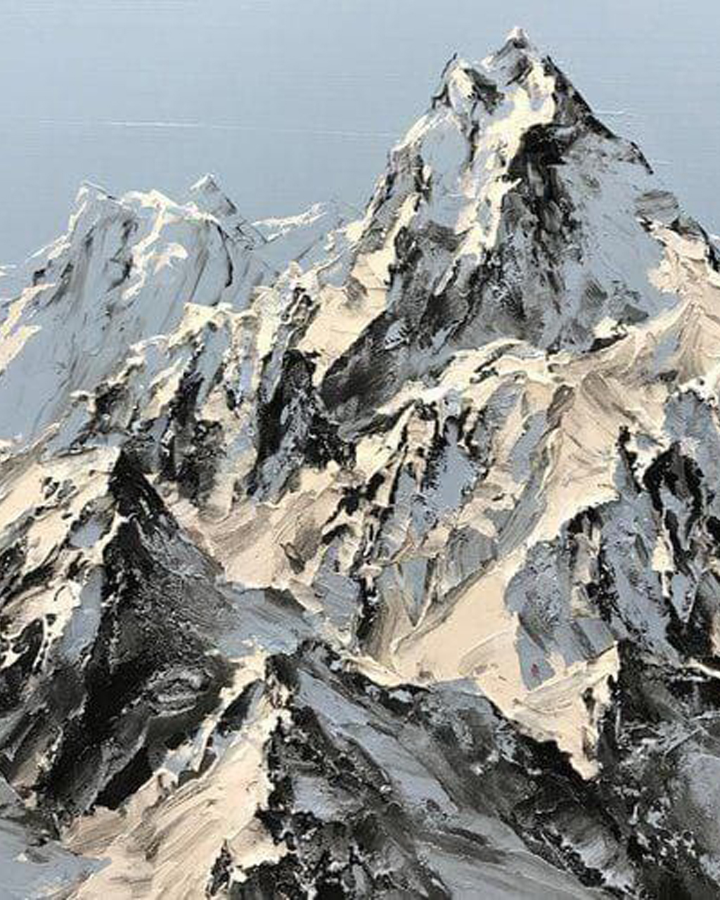 Атмосферное рисование "Горы"